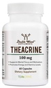 Teacrin (Teacrin) 100 Mg, 60 kapsler - Energi og Focus supplement (svarende til Koffein piller, men mere subtil og længere holdbarhed) Non-GMO og Gluten fri af Double Wood
