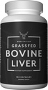 OXNUTRITION Grassed Beef Lever Capsules (Desickated) - 124; Natural lever og jern supplement - 124; High in B12 for Energy, Thyroid Support - 124; 180 Kapsler - 124; Superfood pakket med mange vitaminer og næringsstoffer