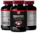 VIP VITAMINS Mangosteen, Mangosteen Extract - Mangosteen Fruit Extract - Acai Berry, Goji Berry, Pomegranat, Noni, Trans- Resveratrol, Elderberry Fruit, Grape Skin - 1 flaske 60 kapsler