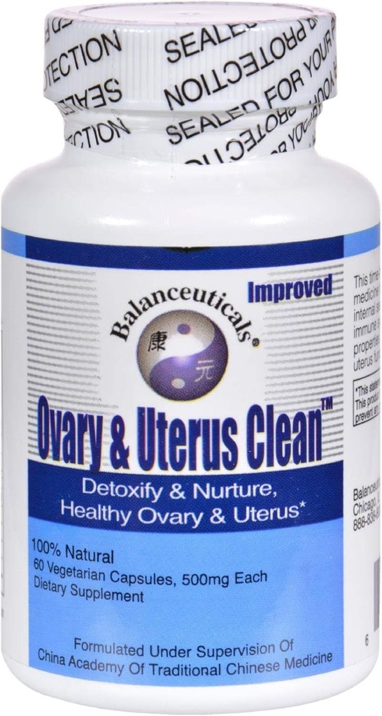 ovarier og Uterus Clean - 500 mg - 60 kapsler
