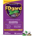 FDgard Gut Health Supplement, fordøjelsesbesvær, kvalme & bloating, opsat mave, 12 kapsler