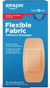 Basic Care Flexible Fabric Adhesive Bandages, XL (2 i x 4 i), Beskyttelse for alle hudtyper, Fleksibel stretch, der passer til sår, 10 Tæl