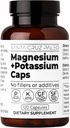 Santa Cruz Paleo Magnesium Kaliumkapsler, 120 kapsler, Magnesium Glycinat og Kalium Citrat, Gluten Free, Keto, Sukker Free, Paleo, For samlet sundhed, hjerne, muskel, ben og energistøtte.