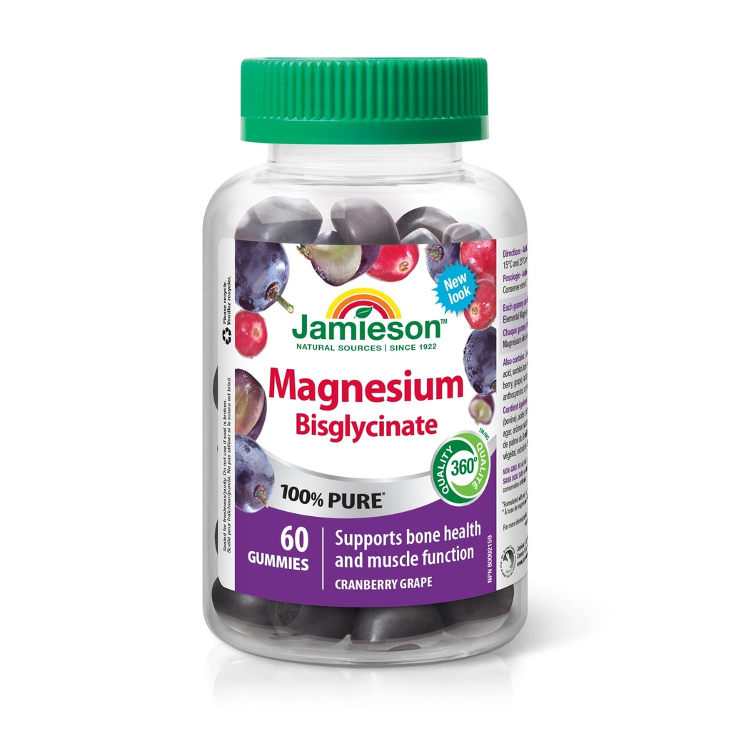 Jamieson Magnesium Gummies, 60 's