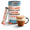 Collagen Protein kaffe peptider pulver - for bedre fokus, energi, fordøjelse, Bloating & Immunity for kvinder & Mænd; 124; Understøtter glødende hud, hår, negle, hud, ben og fælles sundhed