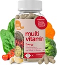 Zahler - Daglig Multivitamin til kvinder og mænd med energivitaminer, mineraler og jern (60 Greve) Kosher Mænd & Kvinder Multivitaminer til sund energi - Multi Vitamin til voksne - Made in USA Supplements
