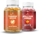 BeLive gurkemeje og Apple Cider Vincious Gummies for Inmune Support, Mobility Support, Detox, Rengøring og fordøjelsessygdomme