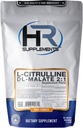 HR Kosttilskud L- Citrullin DL- Malate 2: 1 Pulver, 500 Bedste (1.1 Lbs), Unflavored, Lab- Testet, Scoop Inkluderet