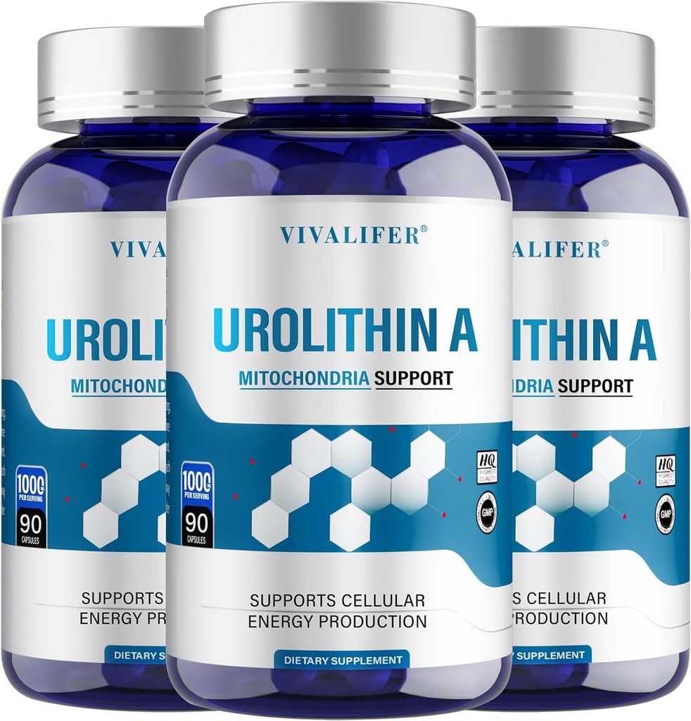 Urolithin A Supplement 1000 mg, 270 Softgel Kraftfuld Antioxidant Beskyttelse, Fremme sund aldring & Mitokondriel Sundhed og Cell Reparation Støtte til mænd og kvinder