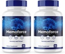(2 Pack) Memoforce Pills, Memo Force Supplement, Memoforce Cognitive Health, MemoForce Memory Capsules, MemoForce Advanced Formel, MemoForce Brain Support, Focus Memo Force Tablets, (120 Caps)