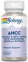 SOLARAY AHCC + NAC & Beta glucan, Veg Cap (Btl- Plastic)