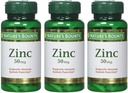 Nature 's Bounty Zink 50 mg Caplets 100 ea (pakke med 3)