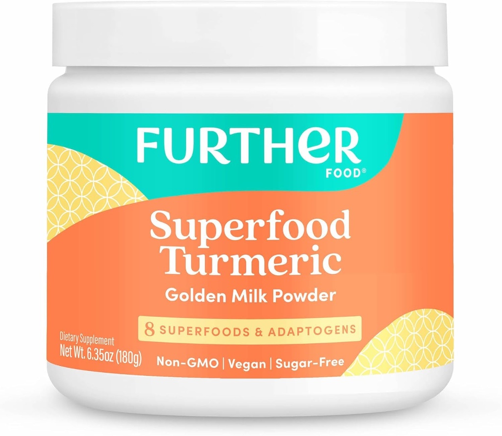 Yderligere fødevarer bedste gurkemeje Golden Milk Økologisk gurkemeje pulver, kanel, ingefær & sort peber Maksimalt Absorption Fælles sundhed, Gut sundhed, sukkerfri, Vegan, Keto (6.35 oz)