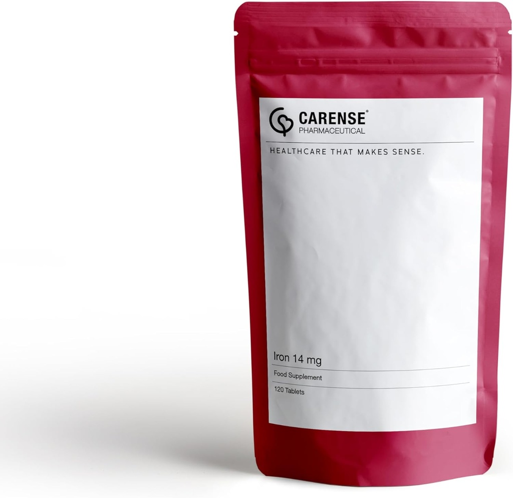 125; jern 14 mg; 120 tabletter (4 måneders forsyning) 125; Hold dig sund og fuld af energi.