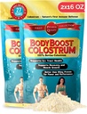 BodyBoost Colostrum Whole, 100% Bovine Colostrum Powder, Immune Booster Supplement with Immunoglobulin & Lactoferrin, Grass Fed Colostrum, Gut Health, Diverse Intake, 2x16 oz
