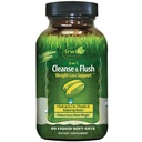 Irwin Naturals 2- in-1 Rense & Flush Vægttab Support - 60 Flydende Soft- Gels - Flushes fordøjelsesspor & Reduces Bloating - 30 Total Servering