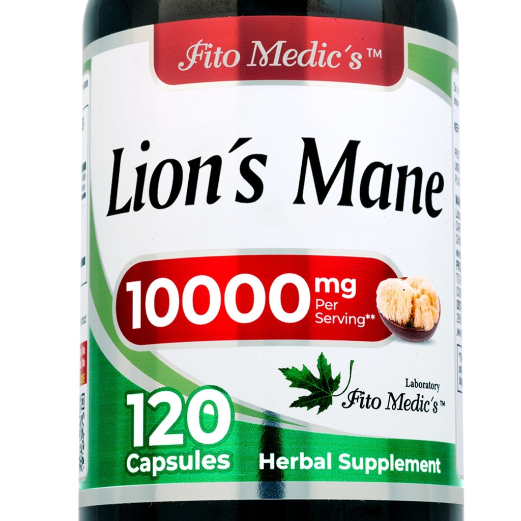 Lab 125; Lions Mane 124; 120 Kapsler 124; Lions Mane Supplement 124; Lions Mane Supplement Kapsler 124; Mushroom Supplement 124; Ultra høj Absorption.