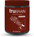 TruBrain Nootrop Capsules - Fokus, energi, Clarity. Hurtig Absorbing Nootropics Kapsler; 124; Brain Boosters • 124; Forbedre Memory • 124; Stop Procrastination (svampe)