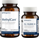 Metagenics Bundle - D3 10,000 + K & MethylCare - 60 Softgels of D3 for Immune Support, Bone Health & Heart Health* - 120 Capsules of MethylCare for Homocysteine Metabolism & Methylation*