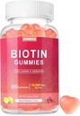 Biotin 10000mcg Keratin Collagen Gummies Kosttilskud Hårnegle Vitaminer Daglig hårvækst & Styrker Gummies til kvinder Vegan Biotin og C-vitamin Gummy 60 Greve