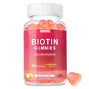 Biotin 10000mcg Keratin Collagen Gummies Kosttilskud Hårnegle Vitaminer Daglig hårvækst & Styrker Gummies til kvinder Vegan Biotin og C-vitamin Gummy 60 Greve