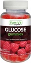 YUM- V 's Glucose Gummies - Fast fungerende Glucose Chewable Gummies - Great Tasting - Gluten Free, Vegan, Non- GMO - Berry Natural Flavor - 60 Chewable Gummy for voksne & Børn