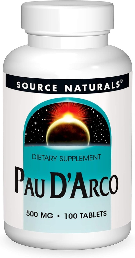 Kilde Naturals PAU D 'Arco Kosttilskud - 100 tabletter