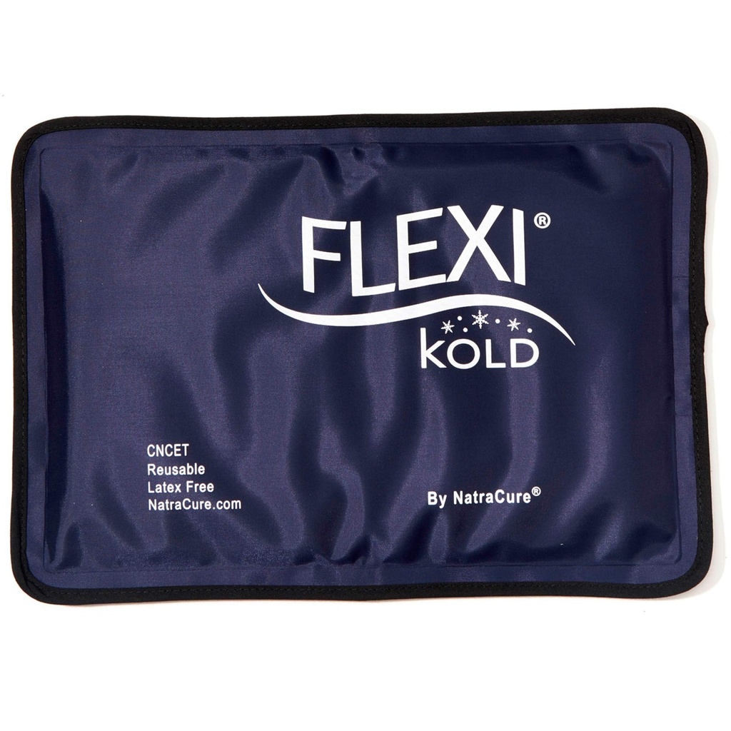 FlexiKold Gel Soft Flexible Ice Packs til skader - Genanvendelig Fryser Cold Pack, Cold Compress & Cooling Gel Pad for Face, Shoulder, Hip, Leg, Arm, Ankle & Foot Skader - Medium - 7,5 "x 11,5"