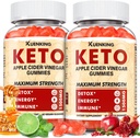 Keto ACV Gummies - Apple Cider Vincils med mor, Metabolisme Support - med vitamin B6 & B12 - Vegan, non-GMO - Understøtter daglige wellness - 120 Greve