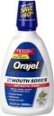 Orajel Antiseptisk mund Sore Rinse, 16 Fluid Oz