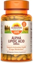 Sundown Alpha Lipoic Acid 600mgm, 60 Greve