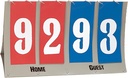 Champion Sports FAS4 Flip A Score Tabletop Scorer, 5 "numre