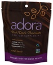 Adora Calcium Supplement Disk, mørk chokolade, 30 Greve - 500 mg