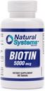 Biotin 60 tabletter 5000 mcg af naturlige systemer