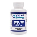 Biotin 60 tabletter 5000 mcg af naturlige systemer
