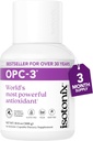 OPC-3 Isotonix - Antioxidant Supplement - Pycnogenol, Grape Seed Extracts, Bilberry, Red Wine & Pine Bark Extracts - for Heart & Circulatory Support - Isotonic, Vegan, Gluten Free - 90 Servings