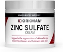 Kirkman - Zink Sulfate Aktuel Cream - 4 fl oz - Hurtig Absorption - 10% Zink Sulfate - Hypoallergen