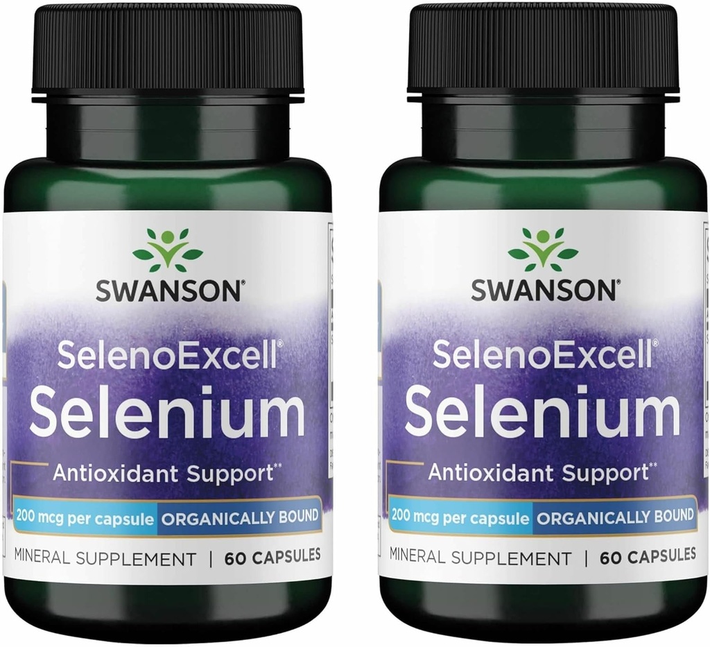 Swanson Selenoccell Selenium 200 mikrogram 60 kapsler (2 stk.)