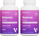 VitaMedica Balance Bites - Probiotiske gummier til fordøjelsesstøtte, immun- og tandkødsundhed - 1 billion CFU Ingen køling påkrævet - 60 gummies (2 Pack)