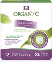 Organyc Bladder Control Underwear for Women - X-Large, 12 Count, Organic Cotton, No Leaks, No Odor, No Irritation