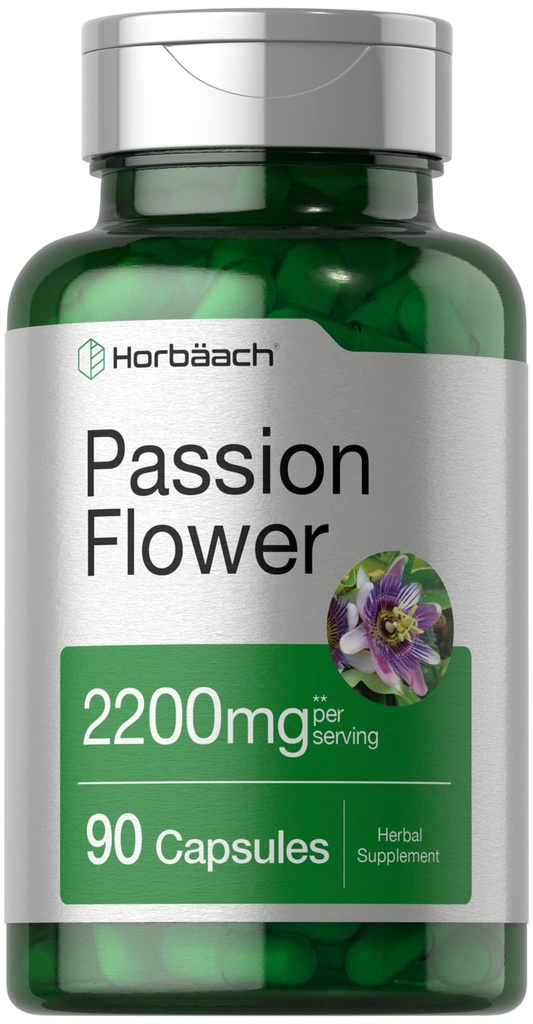 Horbäach Passion Flower Kapsler Note 124; 2200mg