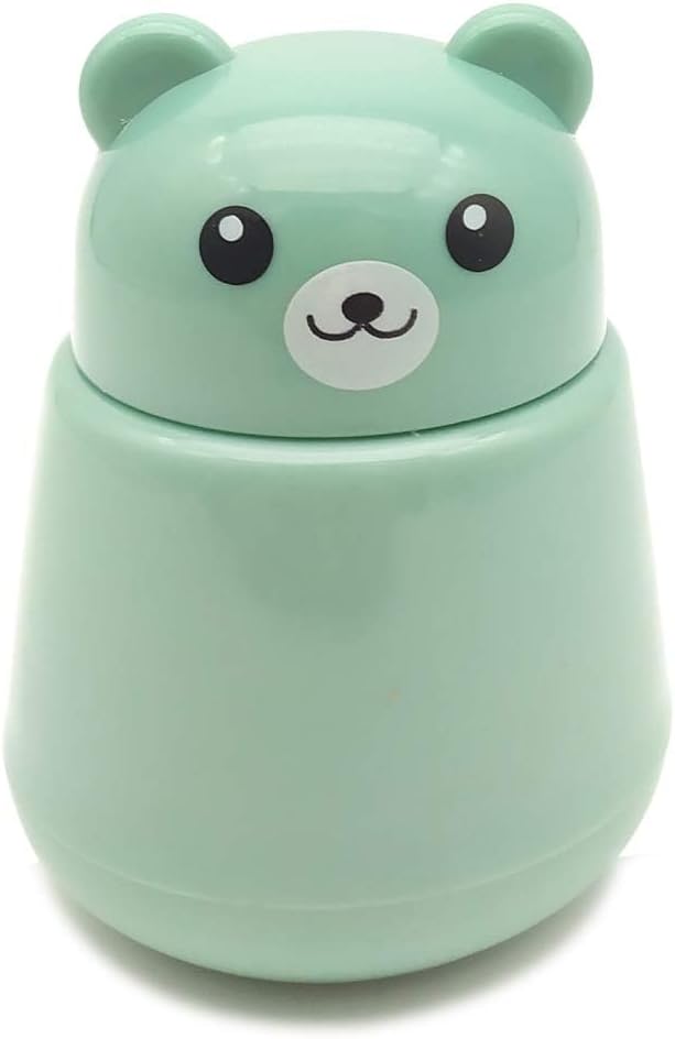 CoaGu Bear Pill Crusher for Elderly - FDA-Compliant Fine Powder, BPA-Free ABS, Easy Grip & Clean, Leakproof Portable Medicine Grinder