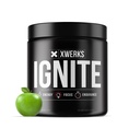 Xwerks Ignite Green Apple Pre Workout Powder, Natural Keto Pre Workout for kvinder og mænd med eksplosiv energi, Gluten Free Blend for Endurance og Stamina, 150mg Koffein, 30 Servere