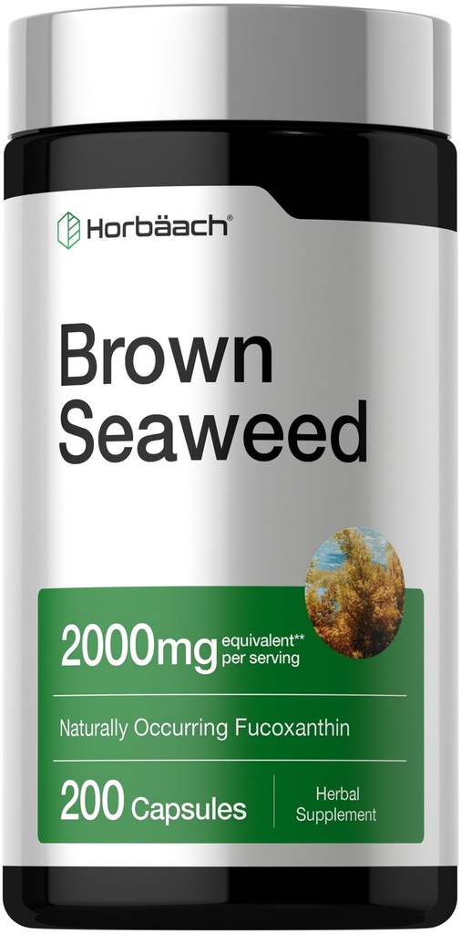 Horbäach Brown Seaweed Extract Kapsler 2000mg