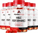 LIVORDA Alpha Surge for mænd - Alpha Surge Gummies for Mand, Alfa Surge Gummies 1050mg, Alpha Surge XL Gummie, Alphasuree Gummies, Alfa Surge Gummies, Alpha Sugre Mand, 300 Gummies for 5 Måned