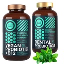 Vegansk probiotisk Plus B12 og oral probiotisk Mint Forbedret probiotisk Bundle