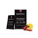 Gainful Pre Workout Powder med Natural Coffein & L Theanin for Energy & Focus, L Citrullin & Beta Alanine for Endurance, BCAA 's for Muscle Recovery, Vegan, Strawberry Lemonade, 10 Ct