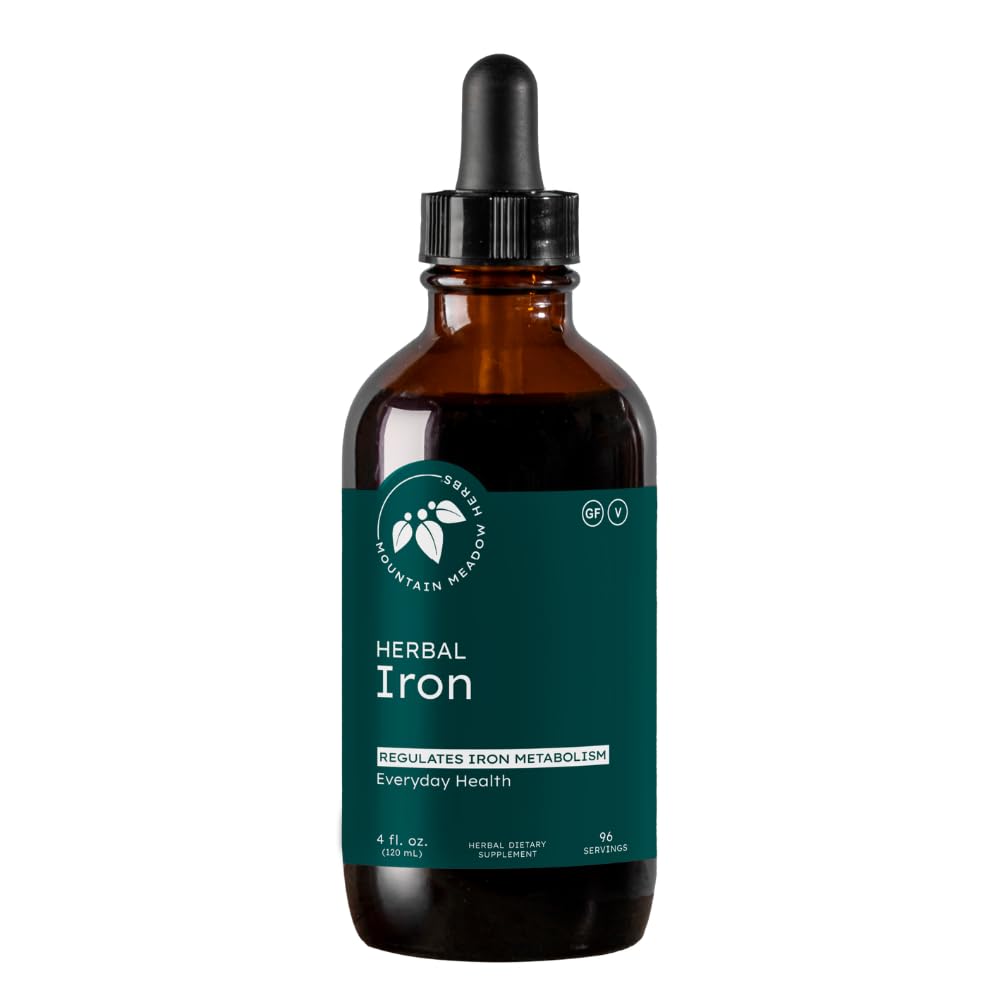Mountain Meadow Urter Urte Jern - 2 oz - Gentle Urter til støtte og regulere jern Metabolisme og Absorption