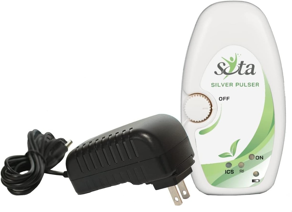 Sølv pulser af SOTA instrumenter - Ionic kolloid sølv Maker og mikrostrømme til mikropulserende herunder vægadapter.