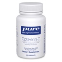 Rene indkapslinger OptiFerin- C - for røde blodceller & energi - Iron Absorption Support - Energy Supplement * - C-vitamin berigede - Gluten Free & Non- GMO - 60 kapsler